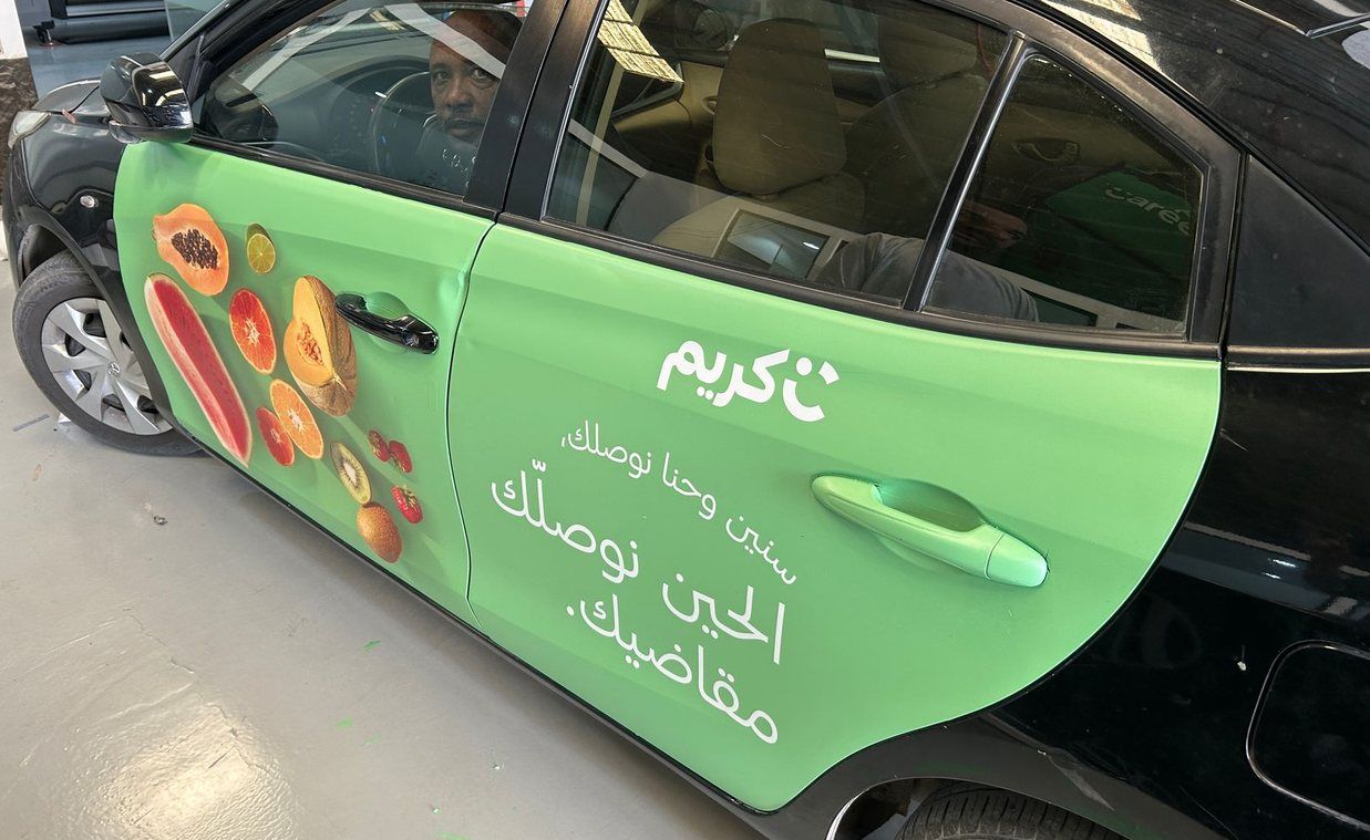 Careem Vehicle Wraps by PROJECTA